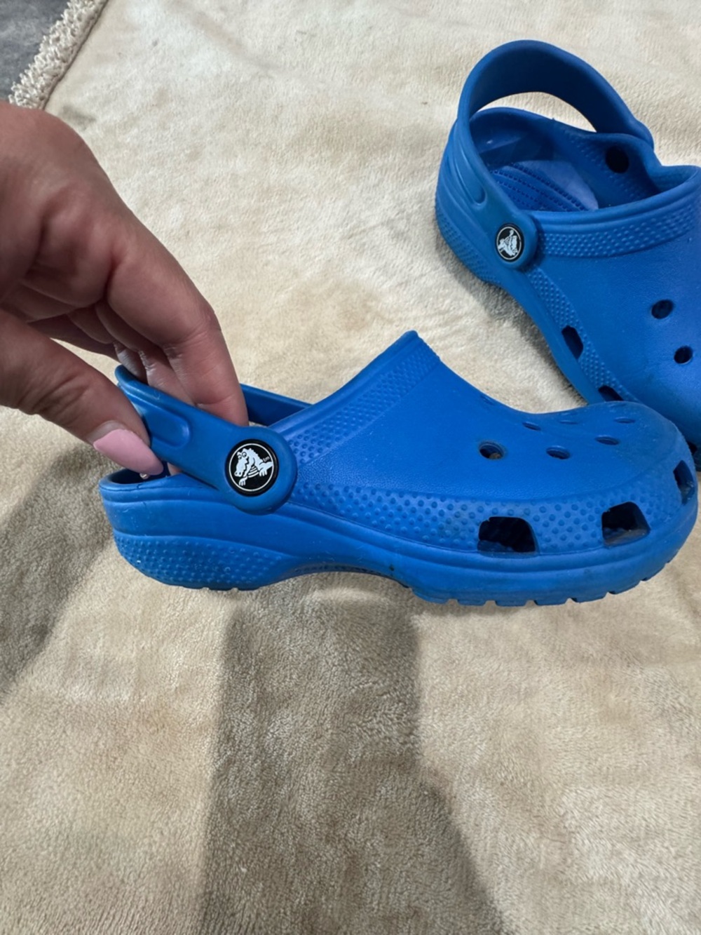 CROCS Kids Royal Blue Classic Clogs